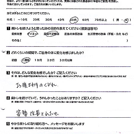 ファースト整骨院でダイエット効果を実感しました