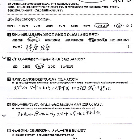 ファースト整骨院ではみ出た贅肉がどんどんなくなる！